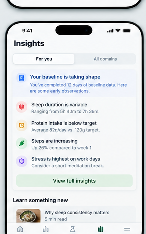 UltHealth insights screen